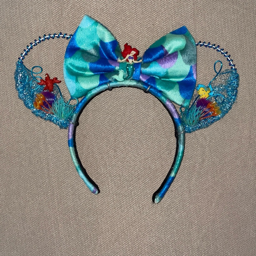 Handmade the little mermaid Ariel Disney ears